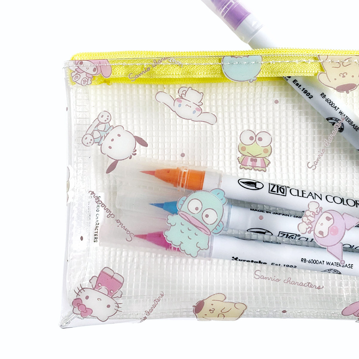 Sanrio Characters Clear Pencil Bag