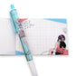 Kawaii Dreamy Girls Pencil, Eraser & Note Pad Stationery Set