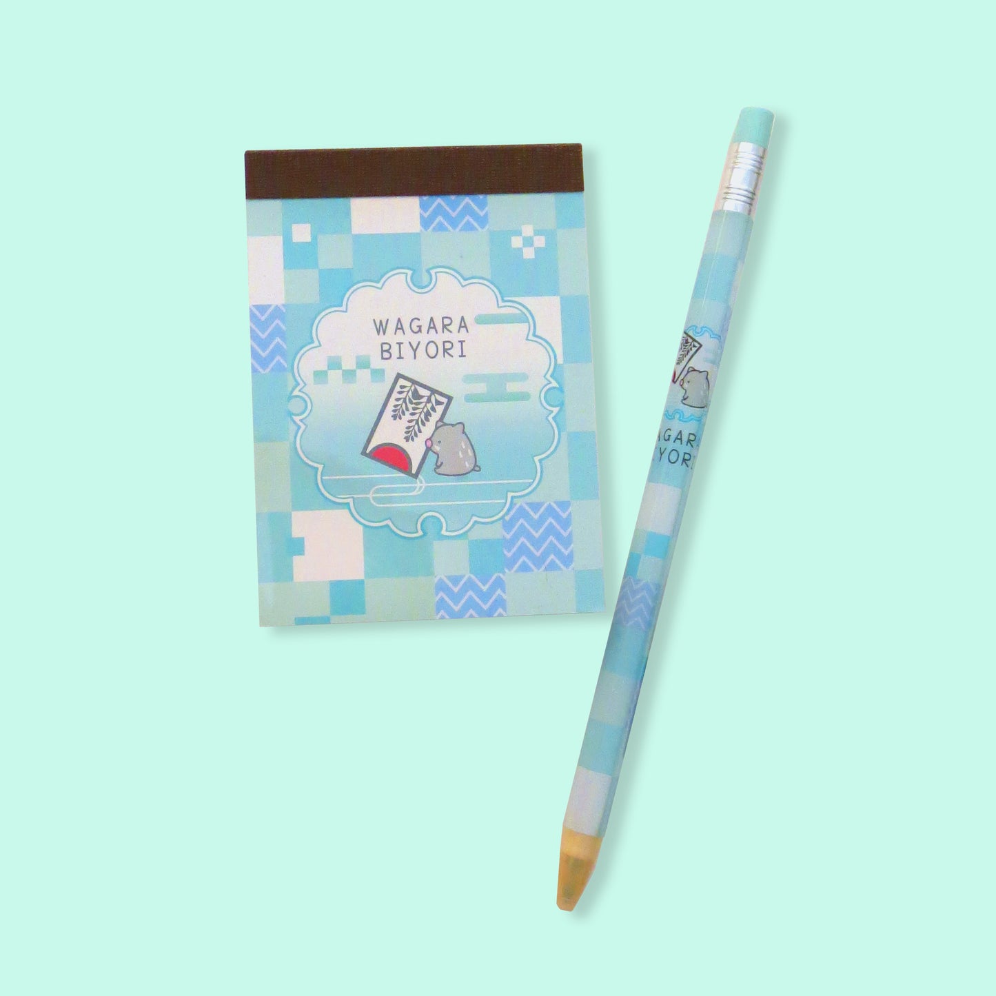 Biyori Ichimatsu Pencil & Note Pad Stationery Set