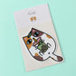 Calico Cat and Bubble Tea Vinyl Sticker