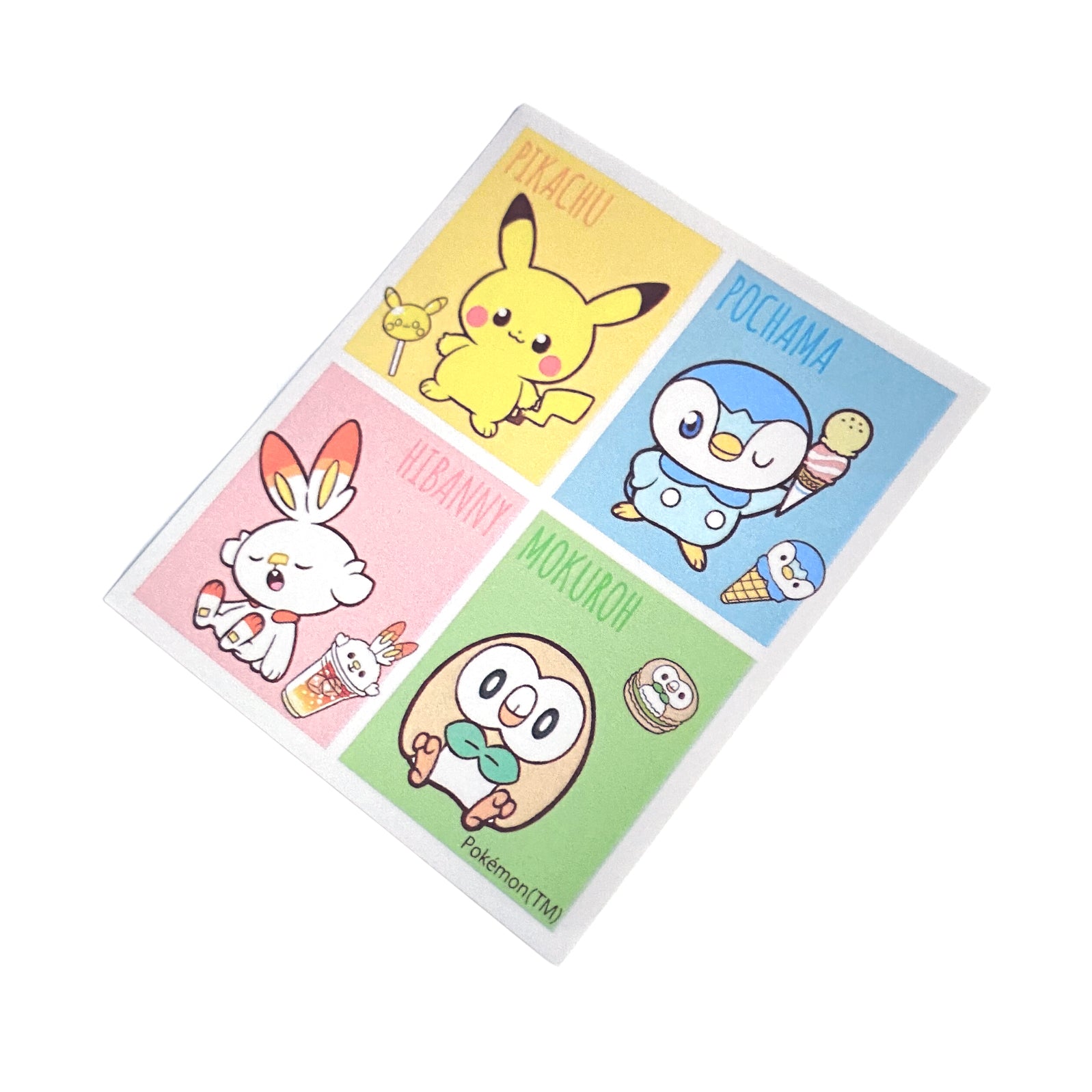 Pokemon Peace Place Stickers (Set of 5) Gold Crow Co. Pokemon Peace Place Stickers (Set of 5) Gold Crow Co.