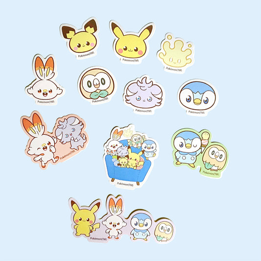 Pokemon Peace Place Mini Sticker Pack