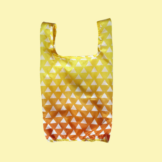 Yellow Triangle Eco Shopping Tote