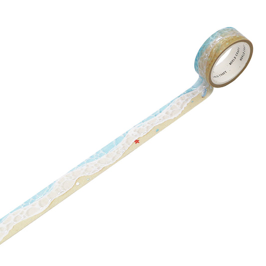 Beach Seashore Foil Washi Tape