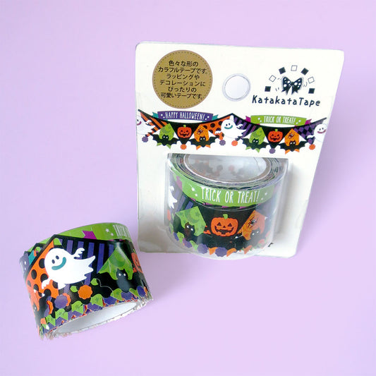 Halloween Garland Thick Die-Cut Washi Tape - Gold Crow Co.
