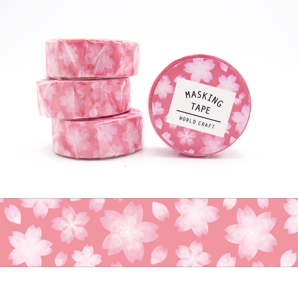 Pink Sakura Cherry Blossom Washi Tape